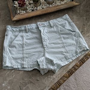 Button fly Jean shorts -30